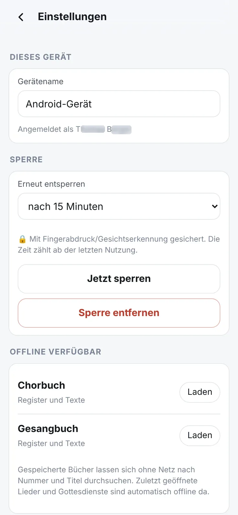 Bücher offline speichern